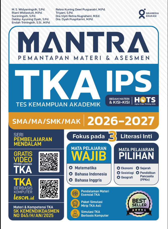 MANTRA TKA IPS SMA/MA/SMK/MAK 2026-2027